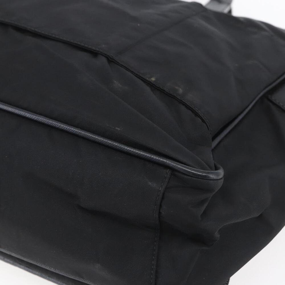 PRADA Business Bag Nylon Black Silver Auth ka390 - Picture 16 of 16